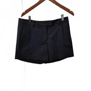 Ann Taylor Devin Fit City Short Ladies Navy Blue Short Pockets